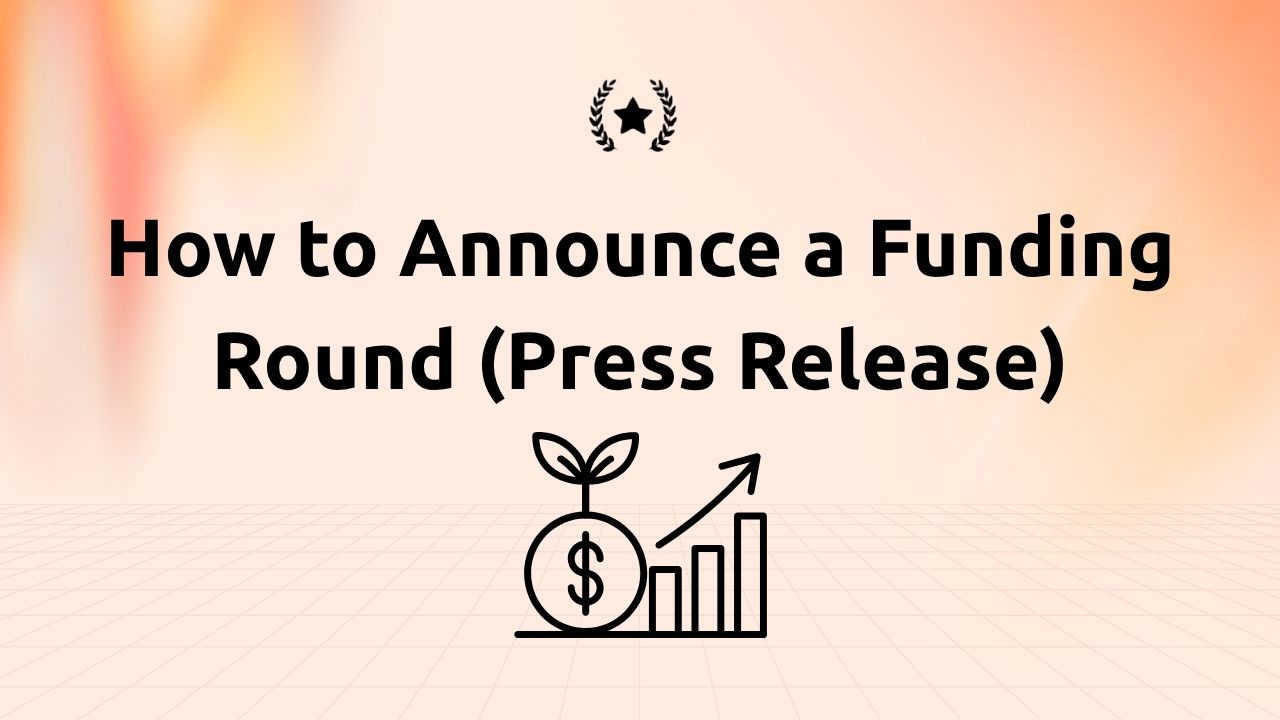 Funding Round Press Release Template