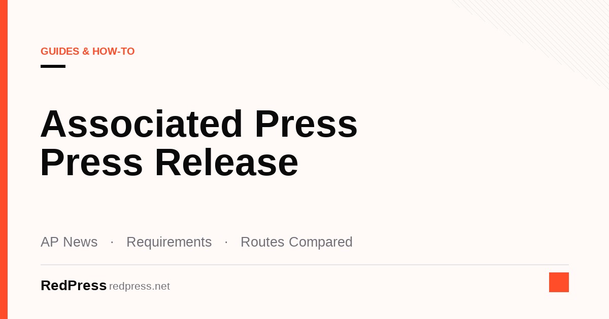 Associated press press release page on AP News showing the Paid Content disclosure label