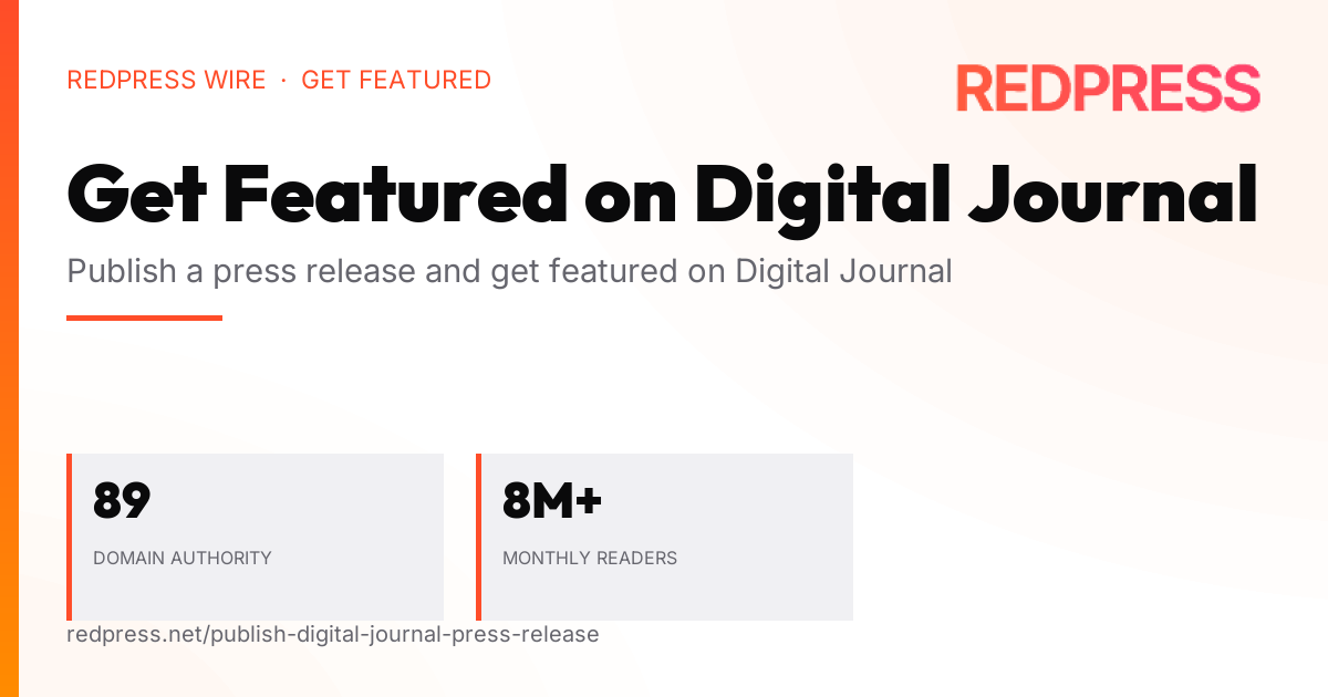 Red Press bietet Pressemitteilungsverteilung an Digital Journal