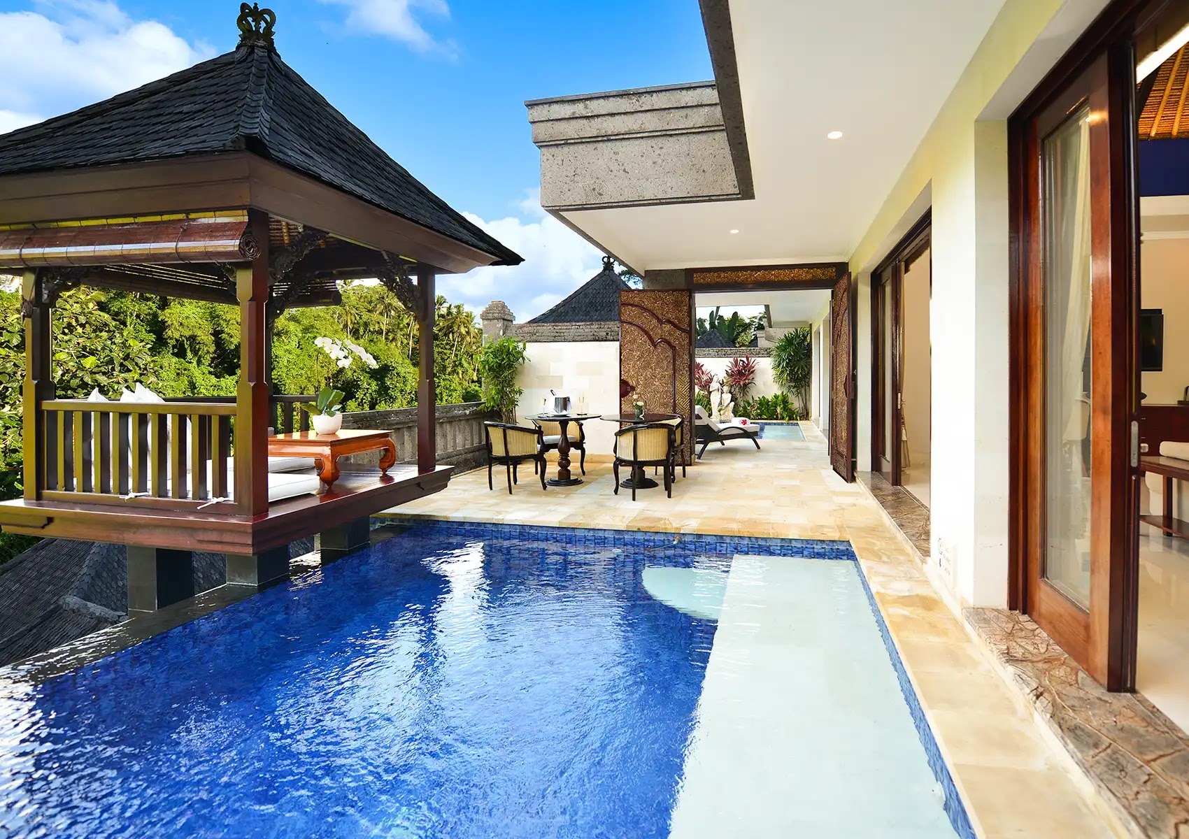 Viceroy Bali villa with pool and valley view